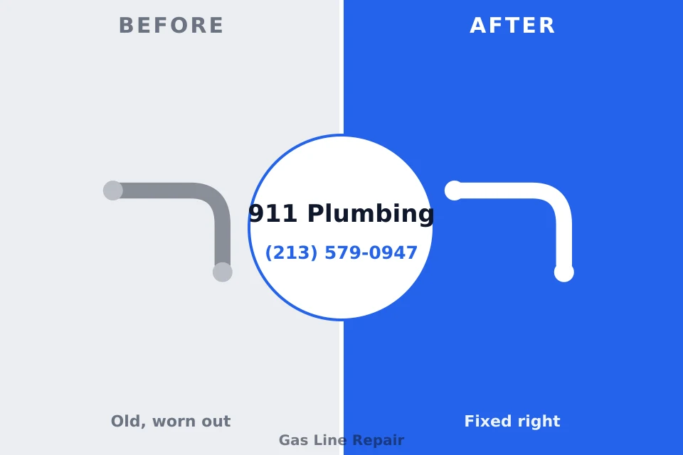 Before and after: plumbing repair Greens Farms, CT